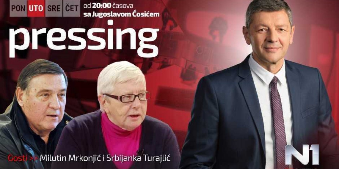 [NAJAVA] Srbijanka Turajlić gošća emisije Pressing na TV N1